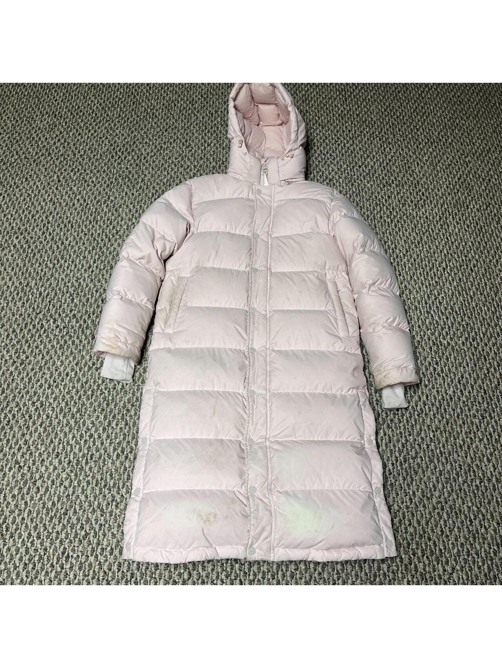 Women's Aritzia TNA Super Puff Long Puffer Jacket Light Pink Sz. 2XS